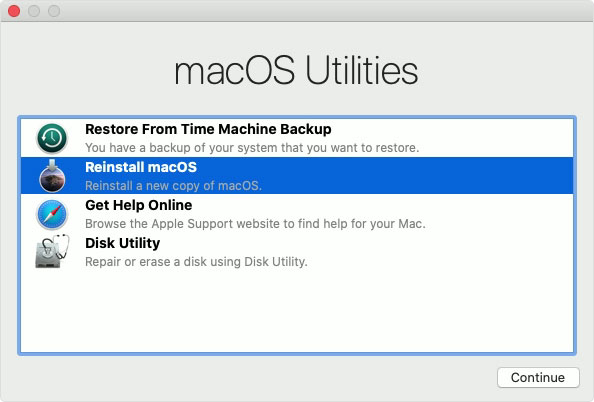 macOS recovery